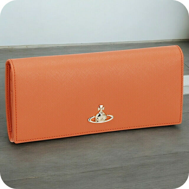 ヴィヴィアン・ウエストウッド 長財布 レディース ブランド Vivienne Westwood 5104007AU オレンジ 5104007AUSAFFBI-ORG-F401