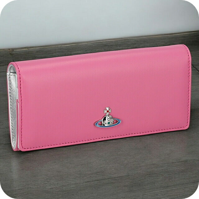 ヴィヴィアン・ウエストウッド 長財布 レディース ブランド Vivienne Westwood 5104007CU ピンク 5104007CUNAPPA-PNK-G410