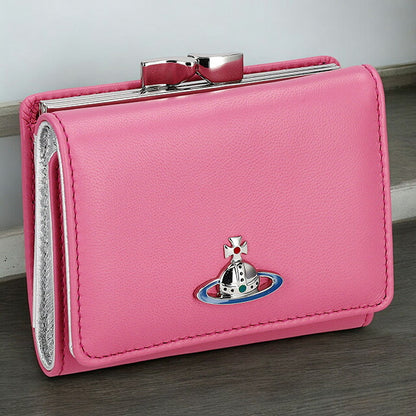 ヴィヴィアン・ウエストウッド 三つ折り財布 レディース ブランド Vivienne Westwood 5115002AU ピンク 5115002AUNAPPA-PNK-G410