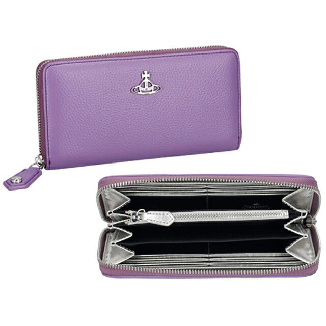 ヴィヴィアン・ウエストウッド 長財布 レディース ブランド Vivienne Westwood 51050023U パープル 51050023UREVEGR-PPL-J401