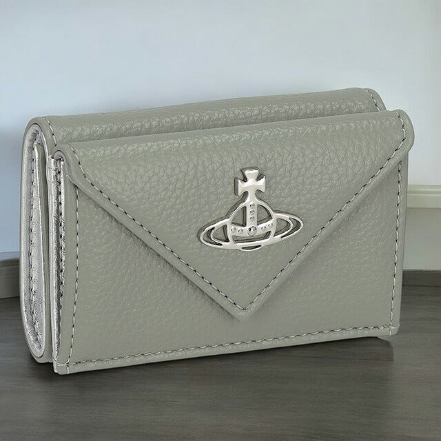 ヴィヴィアン・ウエストウッド 三つ折り財布 レディース ブランド Vivienne Westwood 51150009 グリーン 51150009REVEGRA-GRN-M406