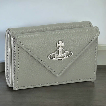 ヴィヴィアン・ウエストウッド 三つ折り財布 レディース ブランド Vivienne Westwood 51150009 グリーン 51150009REVEGRA-GRN-M406