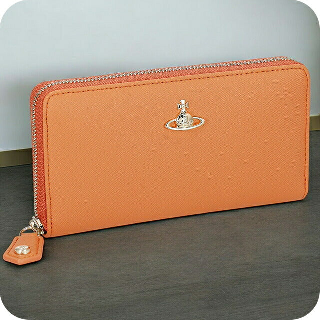 ヴィヴィアン・ウエストウッド 長財布 レディース ブランド Vivienne Westwood 5105005EU オレンジ 5105005EUSAFFBI-ORG-F401