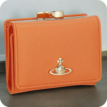 ヴィヴィアン・ウエストウッド 三つ折り財布 レディース ブランド Vivienne Westwood 51150027U オレンジ 51150027USAFFBI-ORG-F401