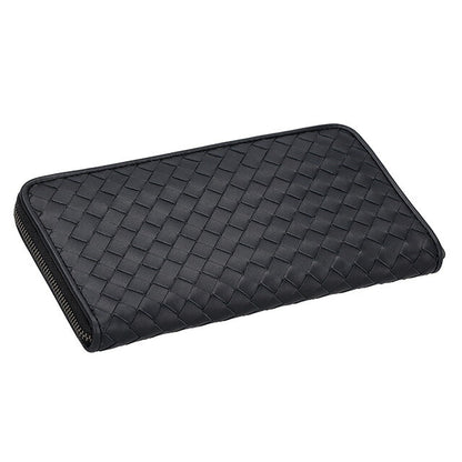 ボッテガ・ヴェネタ 長財布 メンズ レディース ブランド BOTTEGA VENETA イントレチャート レザー 510643 V47W1 8996 ネイビー 510643-V47W1-8996