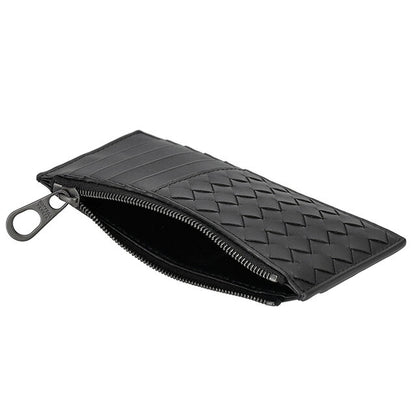 ボッテガ・ヴェネタ コインケース メンズ ブランド BOTTEGA VENETA イントレチャート 566430 V47W1 1275 ブラック 566430-V47W1-1275