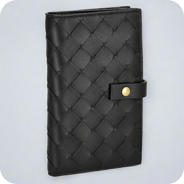 ボッテガ・ヴェネタ 二つ折り財布 メンズ レディース ブランド BOTTEGA VENETA イントレチャート レザー 609070 V3UH2 8425 609070-V3UH2-8425