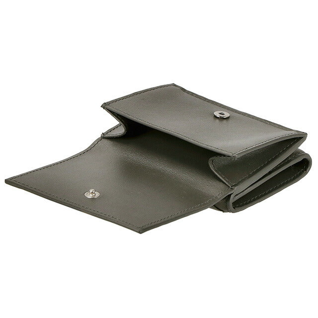 ボッテガ・ヴェネタ 三つ折り財布 レディース ブランド BOTTEGA VENETA イントレチャート 609285 VCPP2 1444 グレー 609285-VCPP2-1444