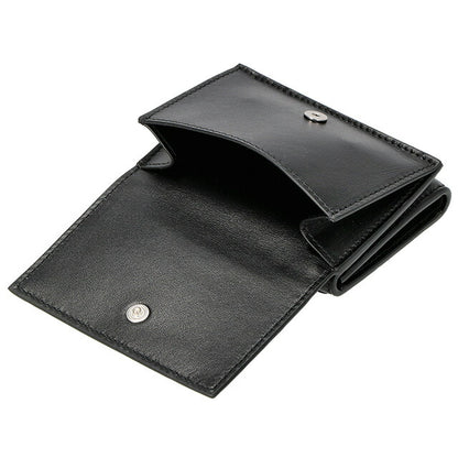 ボッテガ・ヴェネタ 三つ折り財布 メンズ ブランド BOTTEGA VENETA イントレチャート 609285 VCPP2 8803 ブラック 609285-VCPP2-8803