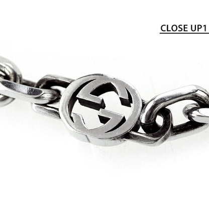 グッチ ブレスレット GUCCI インターロッキングG sterling silver メンズ レディース 620798 J8400 0811 シルバー アクセサリー 選べるモデル 620798-J8400-0811