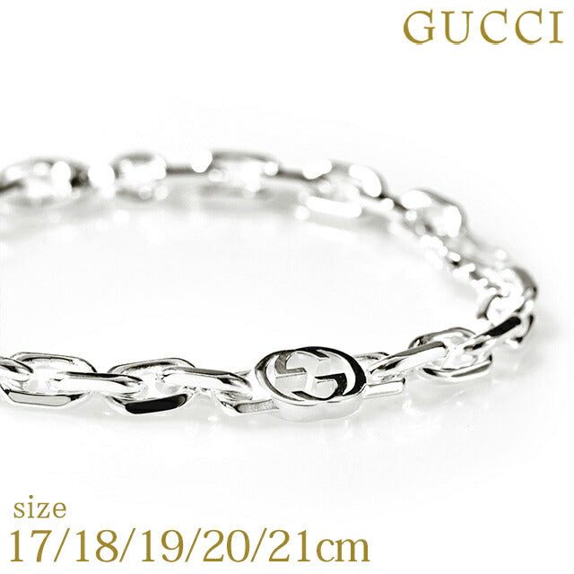 Gucci Bracelet Gucci Interlocking G-STERLING SILVER Men&