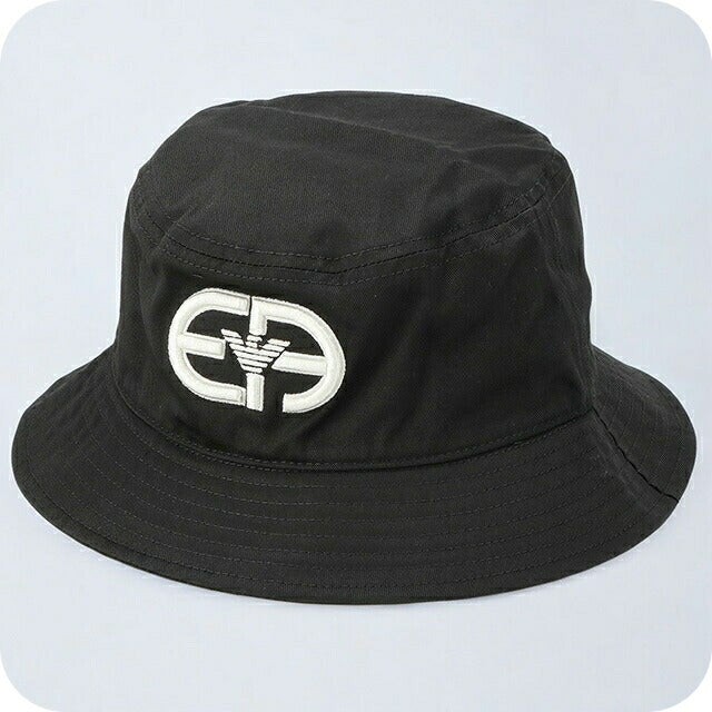エンポリオ・アルマーニ キャップ レディース ブランド EMPORIO ARMANI 6278672R554 00020 S M ブラック 6278672R554-00020-S-M