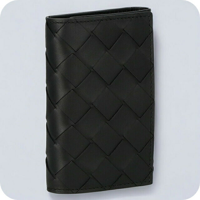 ボッテガ・ヴェネタ キーケース メンズ レディース ブランド BOTTEGA VENETA イントレチャート 630336 VCPQ4 8803 ブラック 630336-VCPQ4-8803