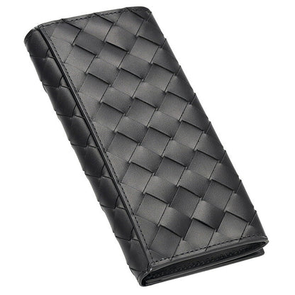 ボッテガ・ヴェネタ 長財布 メンズ レディース ブランド BOTTEGA VENETA イントレチャート 635567 V3US1 8803 ブラック 635567-V3US1-8803