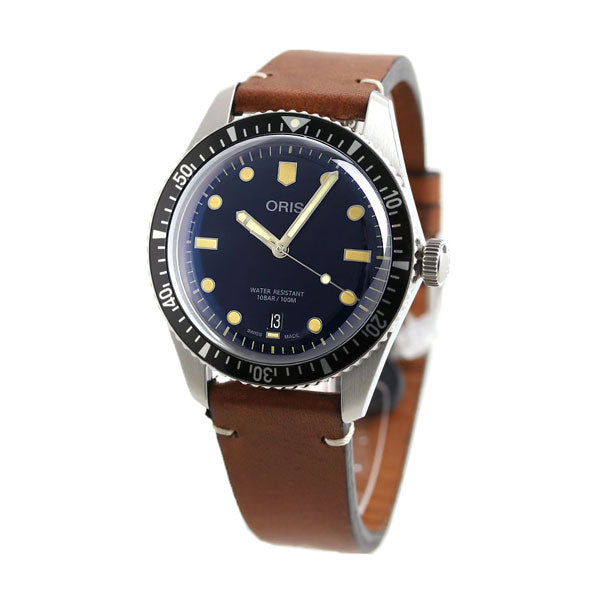 オリス 腕時計 ダイバーズ 65 40mm 01 733 7707 4055-07 5 20 45 ORIS 時計 自動巻き  新品 733-7707-4055LBR