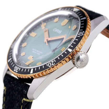オリス 時計 ダイバーズ 65 40mm 桃太郎ジーンズ 01 733 7707 4337-Set ORIS 腕時計 自動巻き デニム 新品 733-7707-4337SET