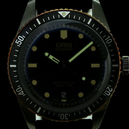 オリス 腕時計 ダイバーズ 65 40mm 01 733 7707 4354-07 5 20 55 ORIS 時計 自動巻き  新品 733-7707-4354LBR