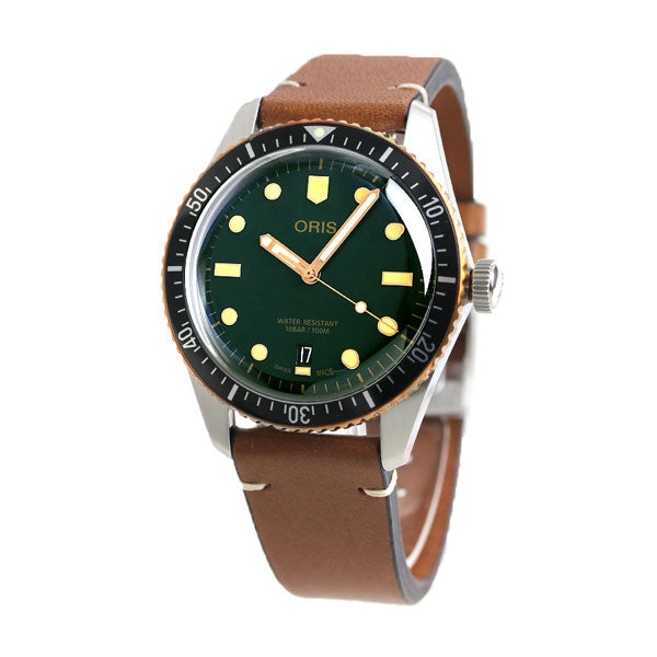 オリス 腕時計 ダイバーズ 65 40mm 01 733 7707 4357-07 5 20 45 ORIS 時計 自動巻き  新品 733-7707-4357LBR