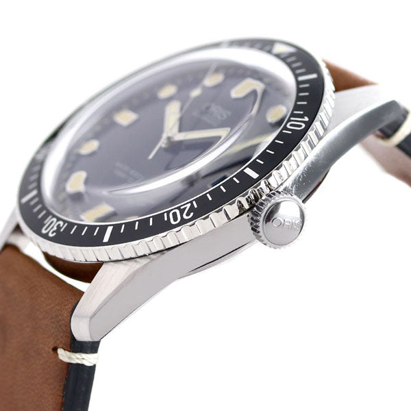 オリス 時計 ダイバーズ 65 42mm 01 733 7720 4055-07 5 21 45 ORIS 腕時計 自動巻き  新品 733-7720-4055LBR