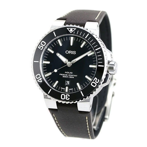 オリス 腕時計 アクイス デイト 43.5mm 01 733 7730 4134-07 5 24 10EB ORIS 時計 自動巻き  新品 733-7730-4134LDDB