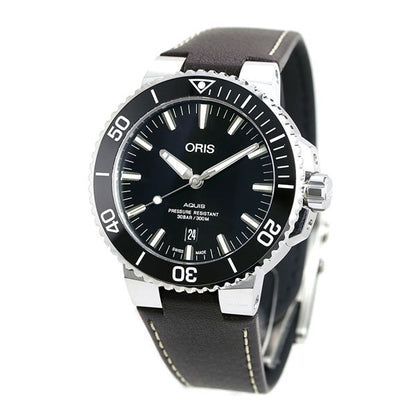 オリス 腕時計 アクイス デイト 43.5mm 01 733 7730 4134-07 5 24 10EB ORIS 時計 自動巻き  新品 733-7730-4134LDDB