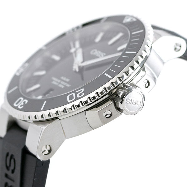 オリス 腕時計 アクイス デイト 43.5mm 01 733 7730 4134-07 4 24 64EB ORIS 時計 自動巻き  新品 733-7730-4134RDBK