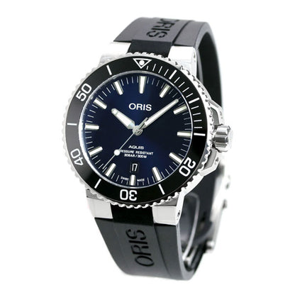 オリス 腕時計 アクイス デイト 43.5mm 01 733 7730 4135-07 4 24 64EB ORIS 時計 自動巻き  新品 733-7730-4135RDBK