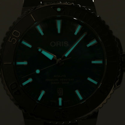 オリス 時計 アクイス デイト ブレスネット 43.5mm 01 733 7730 4137-07 8 24 05PEB ORIS 腕時計 自動巻き  新品 733-7730-4137MB