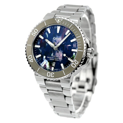 オリス 腕時計 アクイス デイト アップサイクル 41.5mm 01 733 7766 4150-Set ORIS 時計 自動巻き  新品 733-7766-4150-SET