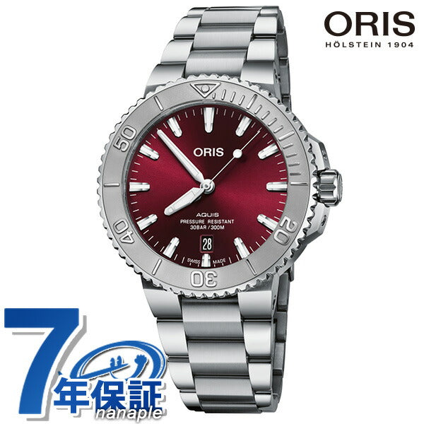 オリス 時計 アクイス デイト レリーフ 41.5mm 01 733 7766 4158-07 8 22 05PEB ORIS 腕時計 自動巻き  新品 733-7766-4158MB