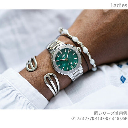 オリス 腕時計 アクイス デイト ブレスネット 36.5mm 01 733 7770 4137-07 8 18 05P ORIS 時計 自動巻き  新品 733-7770-4137MB