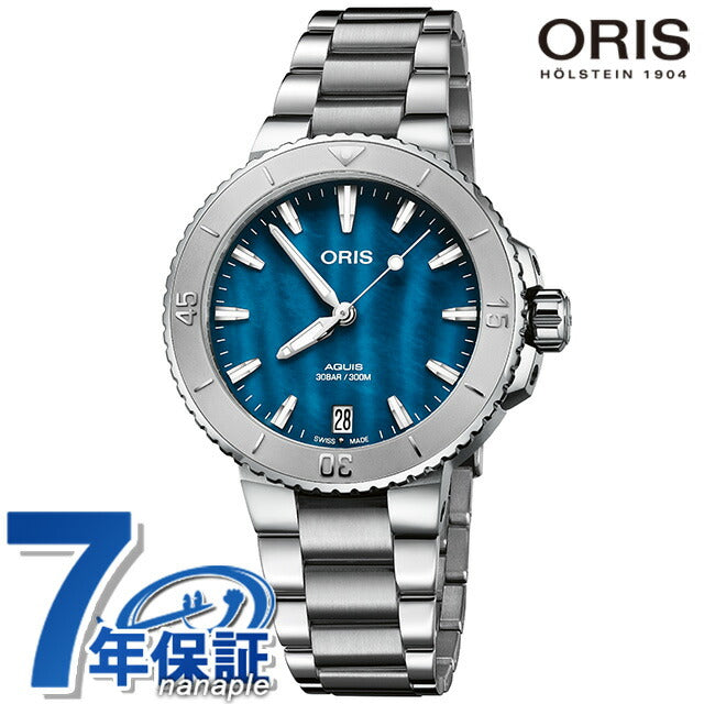 オリス 腕時計 アクイス デイト 36.5mm 01 733 7770 4155-07 8 18 05P ORIS 時計 自動巻き  新品 733-7770-4155MB