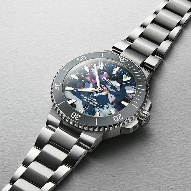オリス 時計 アクイス デイト アップサイクル 43.5mm 01 733 7789 4150-07 8 23 04PEB ORIS 腕時計 自動巻き 新型 新品 733-7789-4150M