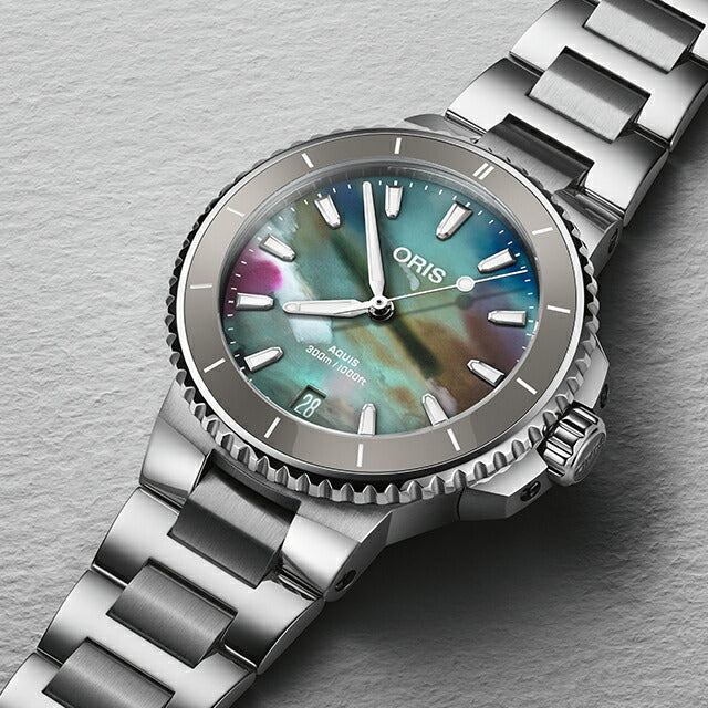 オリス 時計 アクイス デイト アップサイクル 36.5mm 01 733 7792 4150-07 8 19 05P ORIS 腕時計 自動巻き 新型 新品 733-7792-4150M