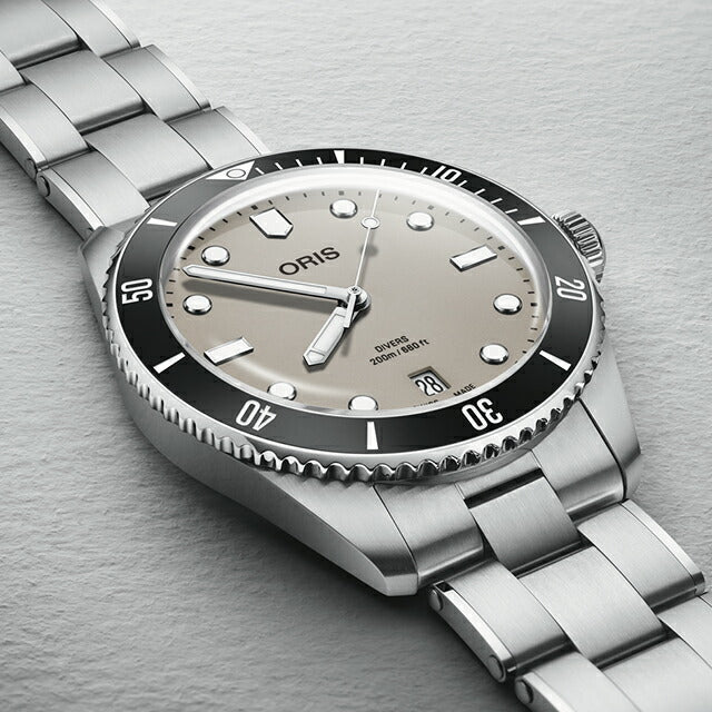 オリス ダイバーズ デイト 39mm 自動巻き 腕時計 ブランド メンズ 替えベルト ORIS 01 733 7795 4051-Set アナログ ブラウン スイス製 733-7795-4051-SET