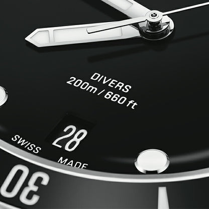 オリス ダイバーズ デイト 39mm 自動巻き 腕時計 ブランド メンズ 替えベルト ORIS 01 733 7795 4054-Set アナログ ブラック 黒 スイス製 733-7795-4054-SET