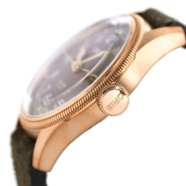 オリス 腕時計 ビッグクラウン ポインターデイト 40mm 01 754 7741 3166-07 5 20 74BR ORIS 時計 自動巻き ブロンズ 銅 新品 754-7741-3166LBR