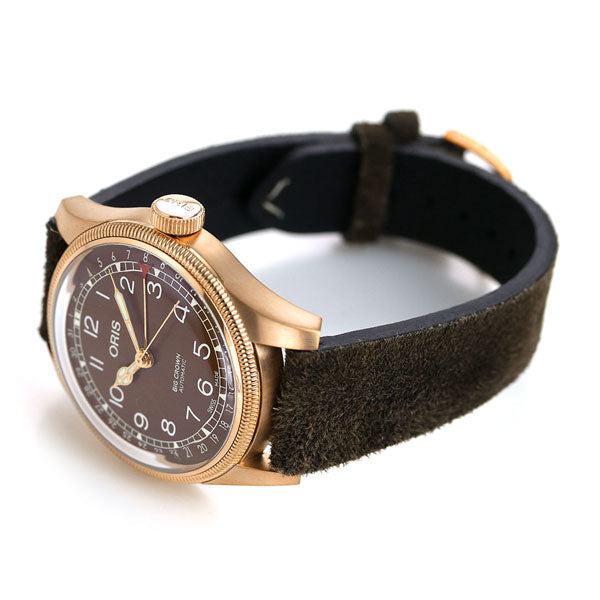 オリス 腕時計 ビッグクラウン ポインターデイト 40mm 01 754 7741 3166-07 5 20 74BR ORIS 時計 自動巻き ブロンズ 銅 新品 754-7741-3166LBR