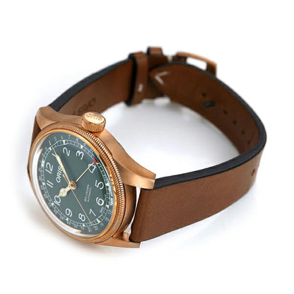 オリス 腕時計 ビッグクラウン ポインターデイト 40mm 80周年 記念モデル 01 754 7741 3167-07 5 20 58BR ORIS 時計 自動巻き ブロンズ 銅 新品 754-7741-3167LBR