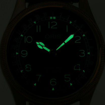 オリス 腕時計 ビッグクラウン ポインターデイト 40mm 80周年 記念モデル 01 754 7741 3167-07 5 20 58BR ORIS 時計 自動巻き ブロンズ 銅 新品 754-7741-3167LBR