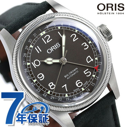 オリス 腕時計 ビッグクラウン ポインターデイト 40mm 01 754 7741 4064-07 5 20 65 ORIS 時計 自動巻き  新品 754-7741-4064LBK