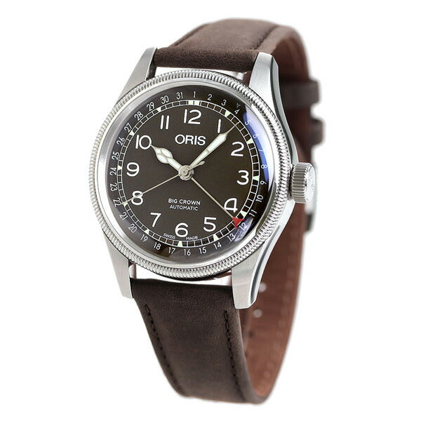 オリス 時計 ビッグクラウン ポインターデイト 40mm 01 754 7741 4064-07 5 20 64 ORIS 腕時計 自動巻き  新品 754-7741-4064LDB