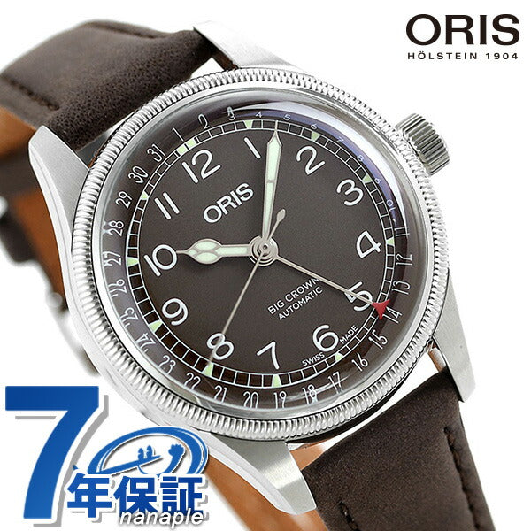 オリス 腕時計 ビッグクラウン ポインターデイト 36mm 01 754 7749 4064-07 5 17 67 ORIS 時計 自動巻き  新品 754-7749-4064LDB