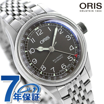 オリス 時計 ビッグクラウン ポインターデイト 36mm 01 754 7749 4064-07 8 17 22 ORIS 腕時計 自動巻き  新品 754-7749-4064M