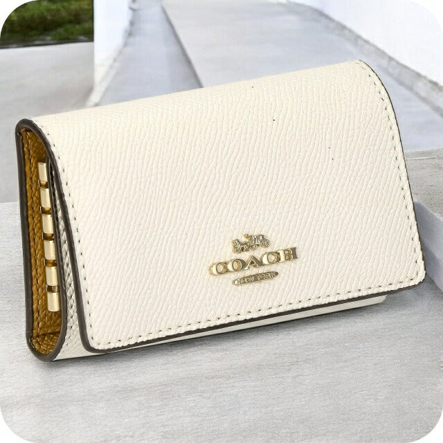 コーチ キーケース レディース ブランド COACH 76741 チョークホワイト 76741-IMCHK-1
