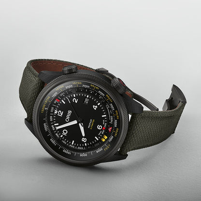 オリス 腕時計 プロパイロット アルティメーター 01 793 7775 8734-Set ORIS 時計 自動巻き カーボン 新品 793-7775-8734SET