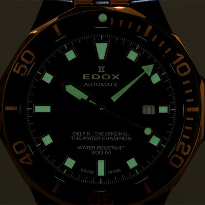 Edox delphin diver Date Automatic Mechanical Watch Brand Men&