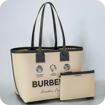 バ−バリ− トートバッグ レディース ブランド BURBERRY 8063121 ベージュ 8063121