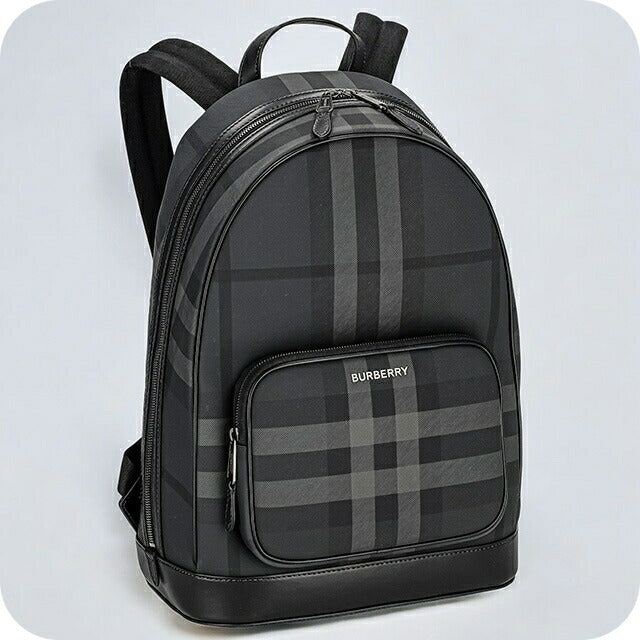 バ−バリ− リュック メンズ ブランド BURBERRY チェック 8065630 ブラック 8065630