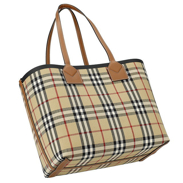 バ−バリ− トートバッグ メンズ レディース ブランド BURBERRY チェック 8066163 ベージュ 8066163